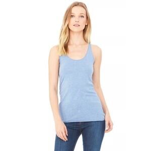 NEW Bella‎ Ladies' Baby Blue Racerback Medium Tank Top M-8430